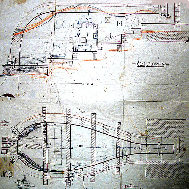 Plan for Graeme Wilkie's anagama
